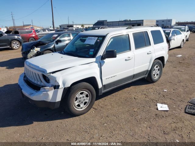 1C4NJPBA9HD116299 Jeep Patriot Sport Fwd
