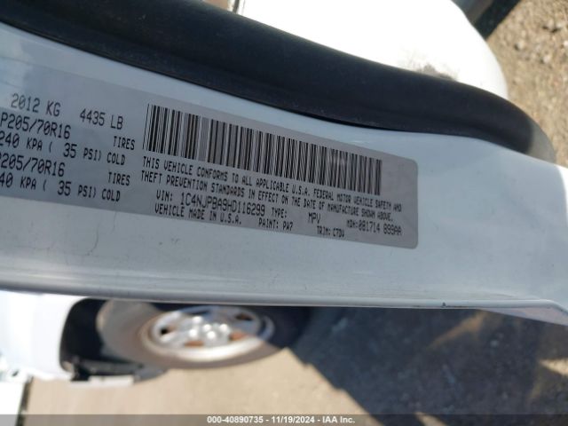 1C4NJPBA9HD116299 Jeep Patriot Sport Fwd
