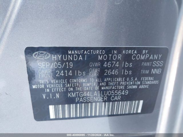 KMTG44LA1LU055649 Genesis G70 2.0t Rwd