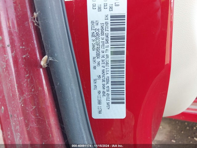 Dodge Grand Caravan Sxt 2015 2C4RDGCG9FR603864 Image 9