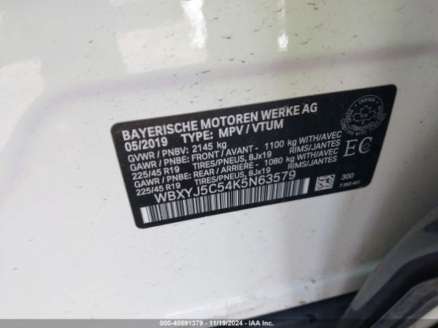 WBXYJ5C54K5N63579 BMW X2 Xdrive28i