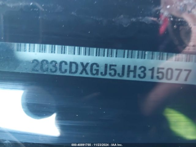 2C3CDXGJ5JH315077 Dodge Charger R/t Scat Pack Rwd