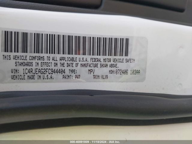 1C4RJEAG2FC944404 Jeep Grand Cherokee Altitude
