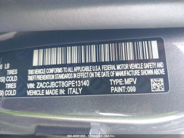 ZACCJBCT8GPE13140 Jeep Renegade Trailhawk
