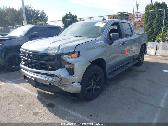 Chevrolet Silverado 1500 4wd  Short Bed Custom 2024 1GCPDBEK7RZ310552 Image 2