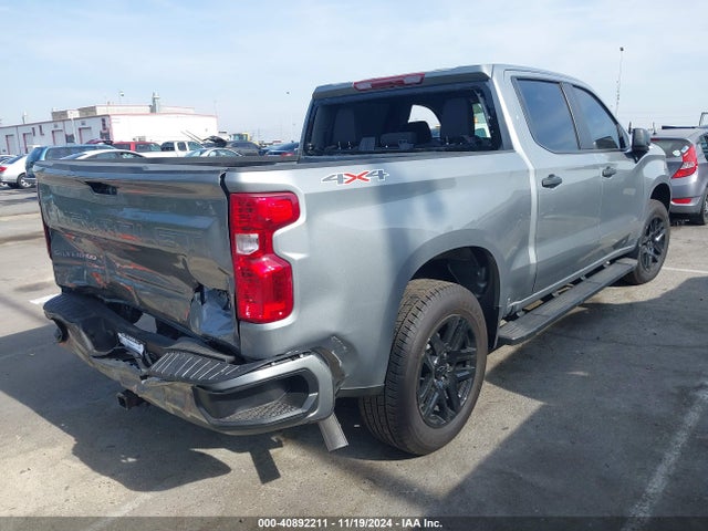 Chevrolet Silverado 1500 4wd  Short Bed Custom 2024 1GCPDBEK7RZ310552 Image 4
