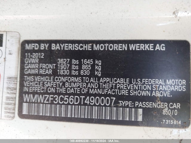 2013 MINI CLUBMAN WMWZF3C56DT490007 Photo 8