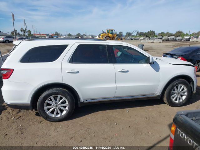 1C4RDHAG7LC129748 Dodge Durango Sxt Plus Rwd
