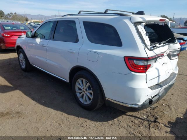1C4RDHAG7LC129748 Dodge Durango Sxt Plus Rwd