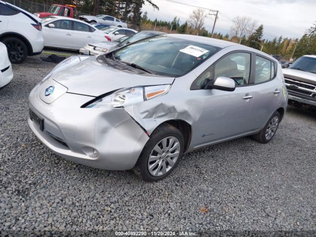 1N4AZ0CP5FC316879 Nissan LEAF S
