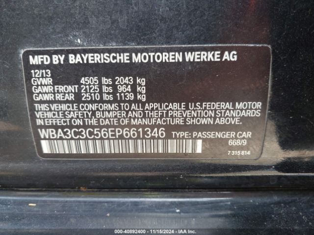 WBA3C3C56EP661346 BMW 320i Xdrive