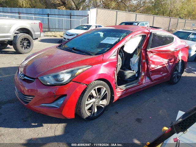 Hyundai Elantra Limited 2014 KMHDH4AE4EU132329 Image 2