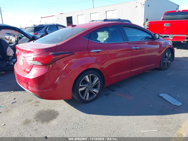 Hyundai Elantra Limited 2014 KMHDH4AE4EU132329 Image 4