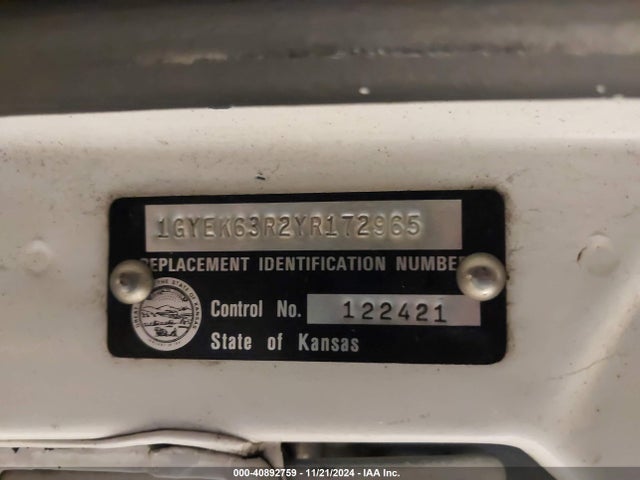 2000 CADILLAC ESCALADE 1GYEK63R2YR172965 Photo 8
