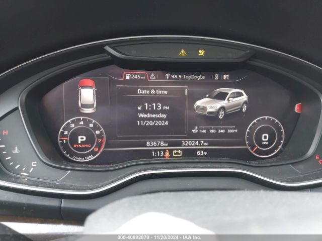 WA1BNAFY3J2248613 Audi Q5 2.0t Premium/2.0t Tech Premium