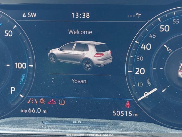 WVWPR7AU5HW953777 Volkswagen E-golf Sel Premium