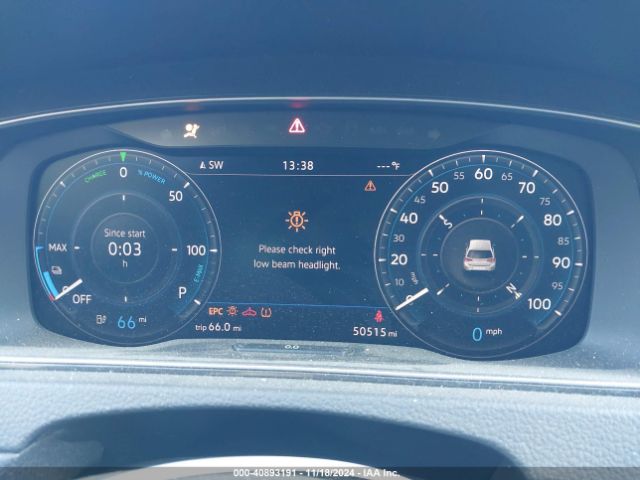 WVWPR7AU5HW953777 Volkswagen E-golf Sel Premium