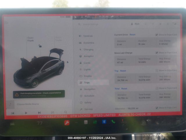 2018 TESLA MODEL 3 5YJ3E1EB2JF103695 Photo 6