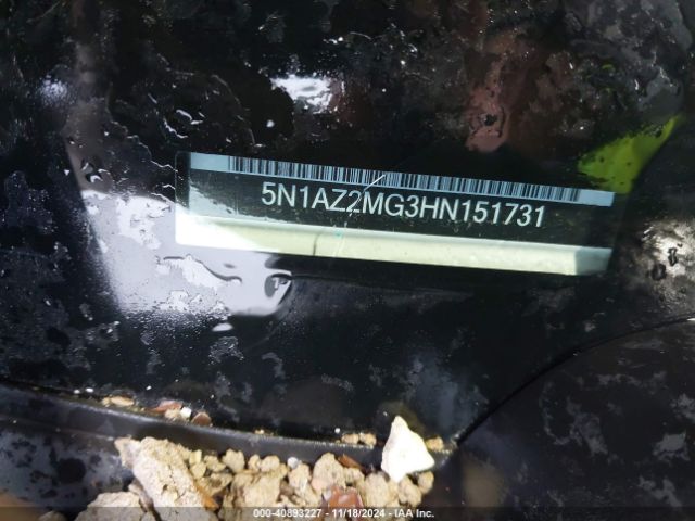 5N1AZ2MG3HN151731 Nissan Murano Platinum