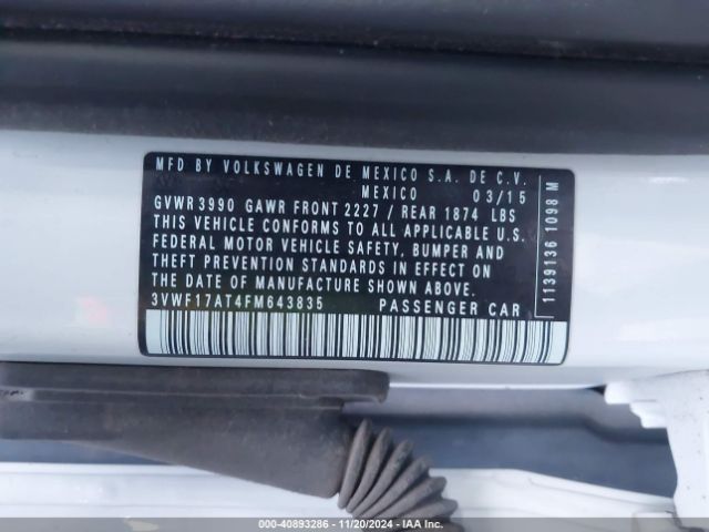 3VWF17AT4FM643835 Volkswagen Beetle 1.8t Fleet Edition