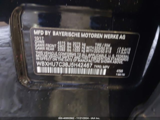 2018 BMW X1 WBXHU7C38J5H42467 Photo 8