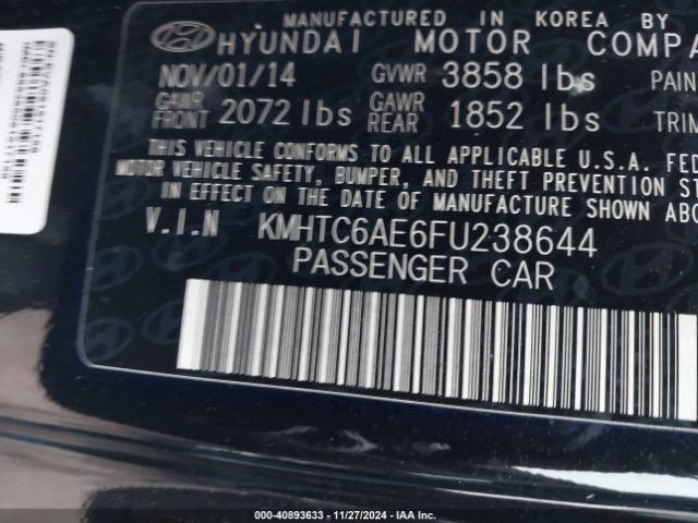 KMHTC6AE6FU238644 Hyundai Veloster Turbo