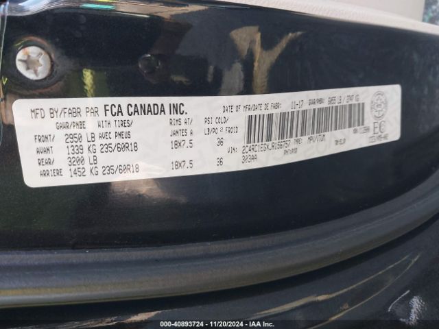 2C4RC1EGXJR156757 Chrysler Pacifica Touring-l Plus