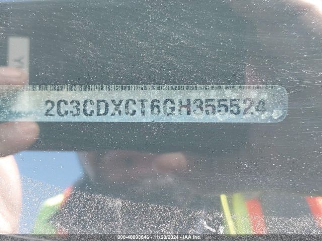 2C3CDXCT6GH355524 Dodge CHARGER R/T