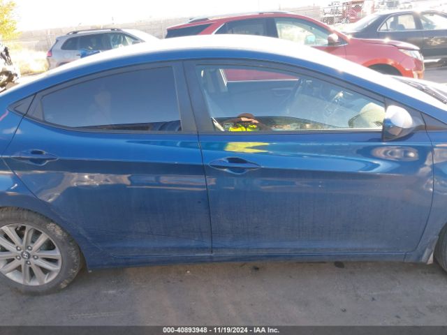 KMHDH4AE5GU542415 Hyundai ELANTRA SE