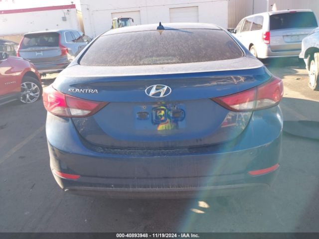 KMHDH4AE5GU542415 Hyundai ELANTRA SE
