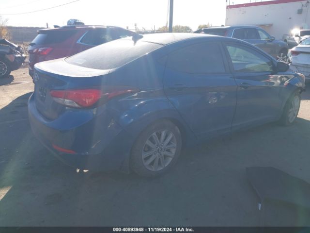 KMHDH4AE5GU542415 Hyundai ELANTRA SE