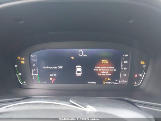 1HGCY2F61PA010880 Honda Accord Hybrid Ex-l