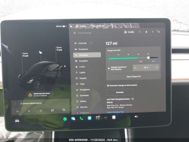 5YJ3E1EA3LF739083 Tesla Model 3 Standard Range Plus Rear-wheel Drive/standard Range Rear-wheel Drive