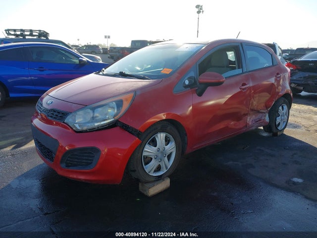 KIA RIO LX 2014 KNADM5A32E6359797 Image 2