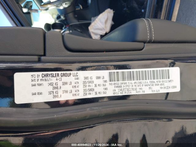 1C4RJFCT3EC178102 Jeep Grand Cherokee Overland