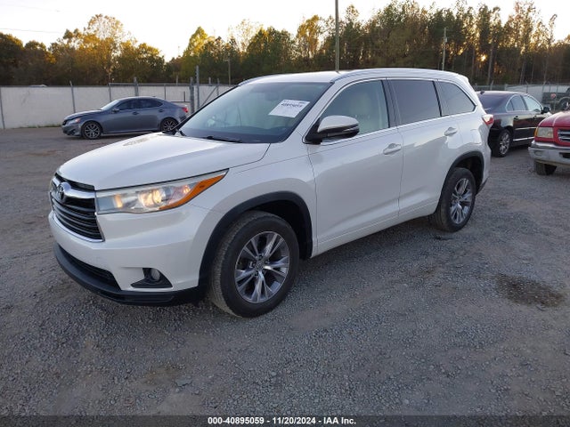 Toyota Highlander Xle V6 2015 5TDKKRFH8FS090363 Image 2