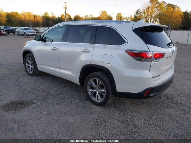 Toyota Highlander Xle V6 2015 5TDKKRFH8FS090363 Image 3