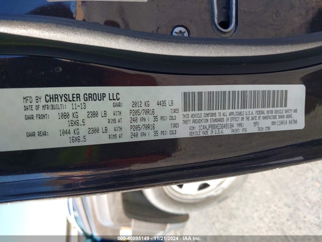 1C4NJPBBXED649184 Jeep Patriot Sport