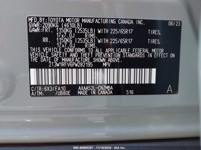 Toyota Rav4 Xle 2023 2T3W1RFV6PW282195 Image 9
