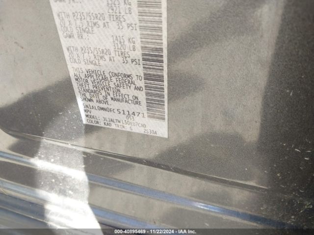 5N1AL0MN0FC511471 Infiniti QX60