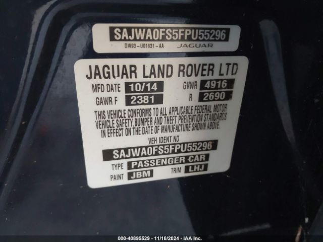 SAJWA0FS5FPU55296 Jaguar Xf 2.0t Premium