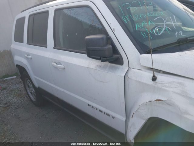 1C4NJPBA3HD119974 Jeep Patriot Sport Fwd