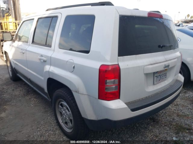 1C4NJPBA3HD119974 Jeep Patriot Sport Fwd