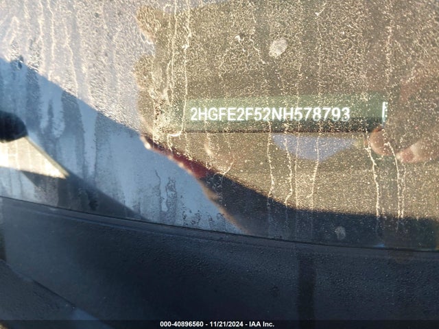 Honda Civic Sport 2022 2HGFE2F52NH578793 Image 9