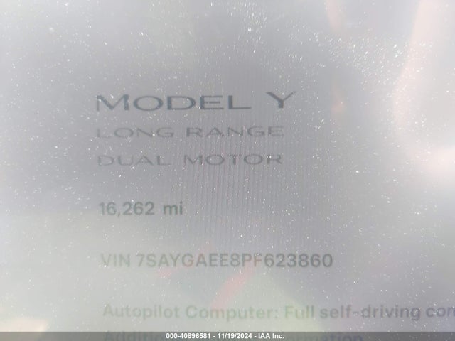 2023 TESLA MODEL Y 7SAYGAEE8PF623860 Photo 6