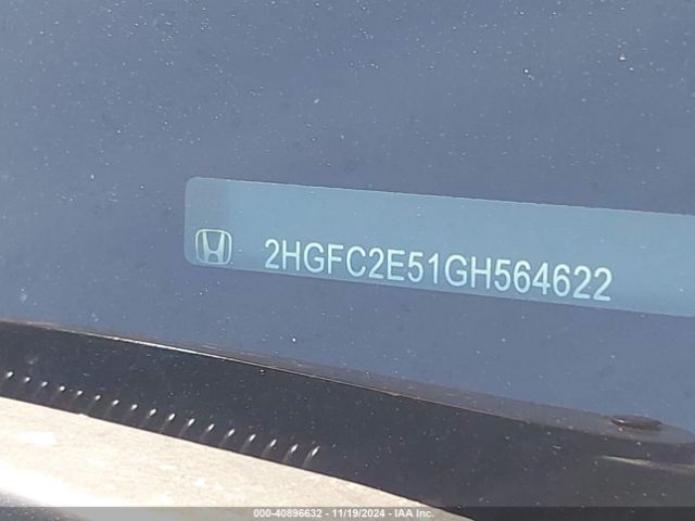 2HGFC2E51GH564622 Honda Civic Lx