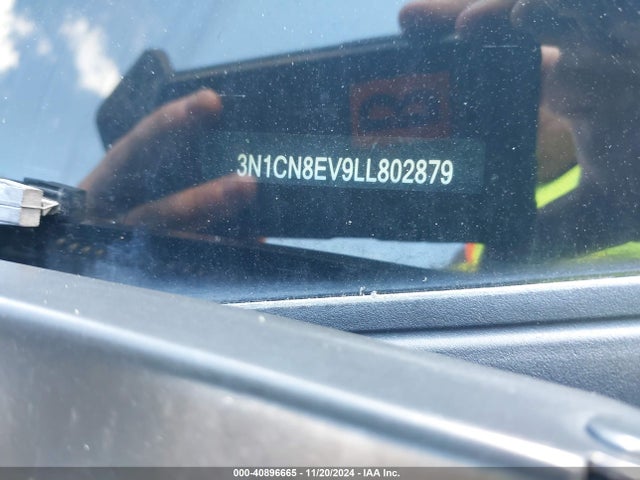 Nissan Versa Sv Xtronic Cvt 2020 3N1CN8EV9LL802879 Image 9