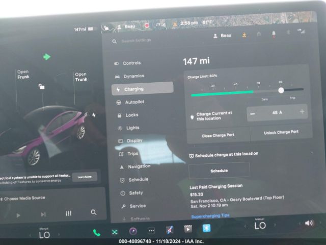 5YJ3E1EB4KF194678 Tesla Model 3 Long Range/performance