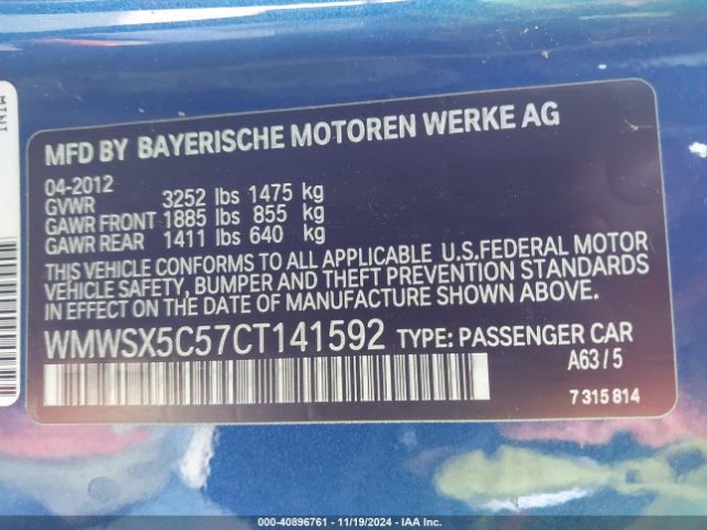 2012 MINI JOHN COOPER WORKS WMWSX5C57CT141592 Photo 8