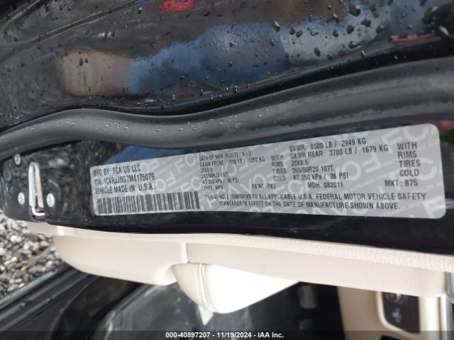 1C4RJJBG7M8175079 Jeep Grand Cherokee L Limited 4x2